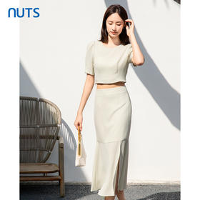NUTS夏季新款时尚气质风通勤半身裙两件套女424141093