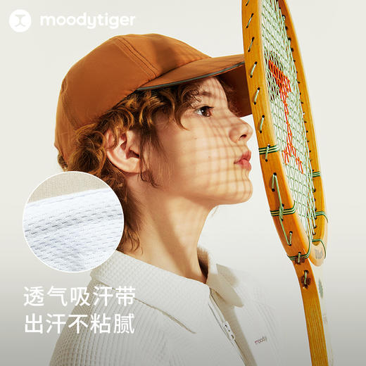 【24年秋新】moodytiger儿童帽子2024男女童时尚百搭户外透气纯色鸭舌帽43532401 商品图3