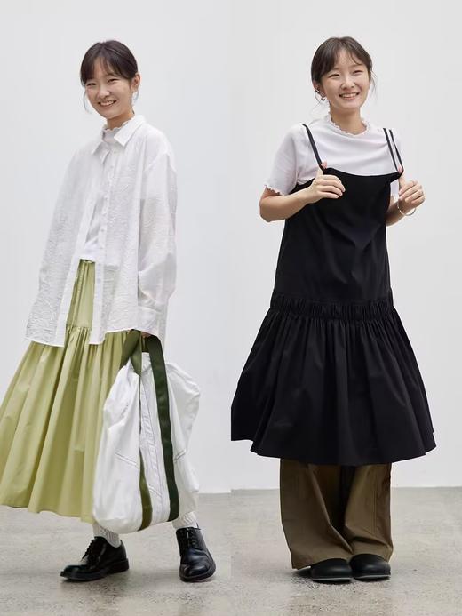 步履不停/4C18113C/小立领木耳边柔软内搭短袖T恤 商品图2