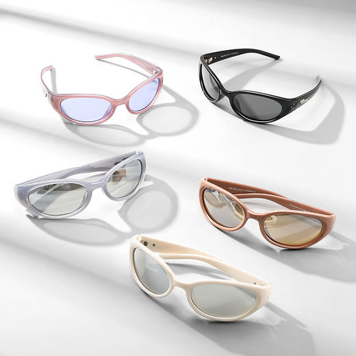普莱斯新款太阳镜 PRS24039A  创新工艺个性曲面屏 吸睛亮眼 赚足回头率 新颖板材 男女同款 五色可选 商品图8
