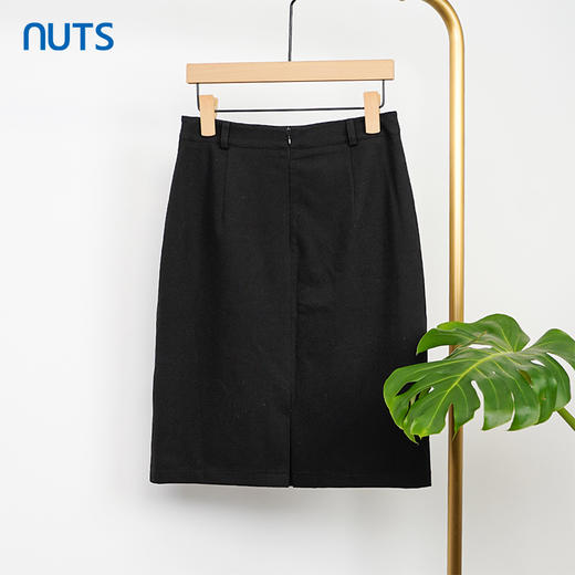 NUTS商场同款半身裙简约通勤高腰中裙女131062062A 商品图4