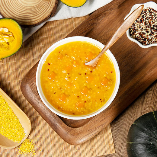 【第二件立减10元！南瓜小米藜麦粥】用心挑选好食材，粗细搭配， 膳食平衡营养丰富，全家都可享用，方便粥速食粥400克/袋L 商品图1