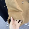 反季清仓【水墨集云 韩系羊毛大衣】舒适佰搭 宽松自在 气质双排扣外套大衣 商品缩略图7