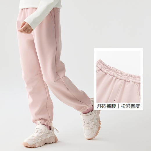 巴拉巴拉童装男童裤子秋冬新款女童中大童束脚裤儿童长裤加绒 商品图3