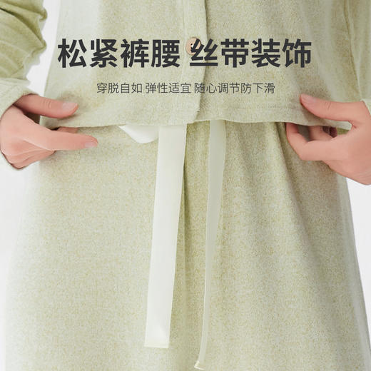 I’d爱帝云感超柔文艺花纱长袖套免穿内衣居家套装 商品图4