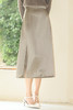 NUTS秋季新款高级感一步裙高腰纯色包臀半身裙女4310604A1 商品缩略图5