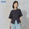 NUTS夏季新款时尚气质设计感收腰显瘦短袖T恤女231021054B 商品缩略图4