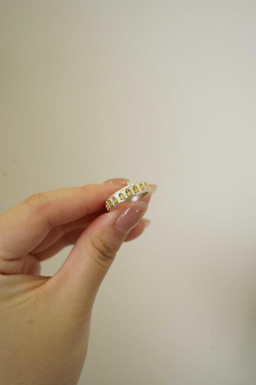 花花艺术客厅 特别定制款 千佛图系列戒指  艺术款千 fo 手工雕刻厚银戒指+tian 然翡翠千手千眼 又见 音戒指💍随时随地可以忆念pu萨与 fo的慈悲、智慧与力量！（戒圈大小可调不挑指围） 商品图9