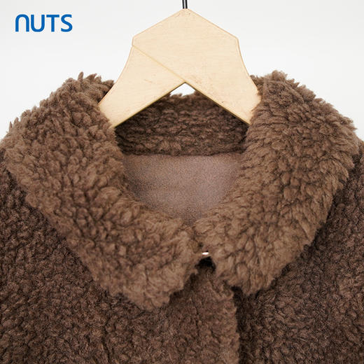 NUTS商场同款羊羔毛外套女宽松加厚141042016 商品图4
