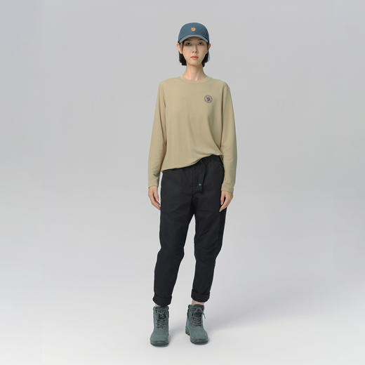 北极狐 户外女士长袖T恤 2024秋冬新款保暖打底衫上衣 01242218 商品图4