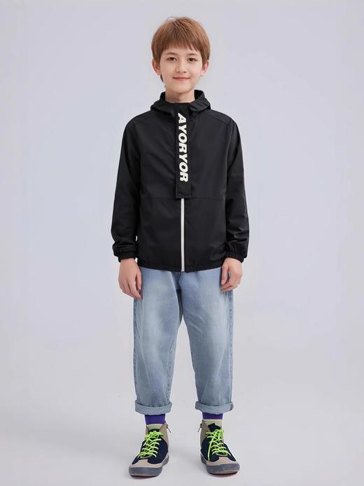 开学季【特卖】Ayoryor(品牌清仓)  S011 AY连帽潮牌 男童女童休闲外套-喜出 商品图1