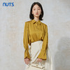 NUTS春秋季新款时尚气质通勤风宽松显瘦长袖衬衫女231013023B 商品缩略图0