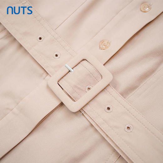 NUTS夏季新款时尚气质收腰显瘦短袖连衣裙221102316 商品图4