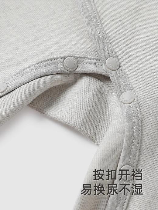 英氏新生儿连体衣有机纯棉四季婴儿衣服2024新款爬服YLHAJ0Q013A 商品图2