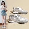 ZHR则则银色德训鞋女2024夏季新款软底老爹鞋透气防滑运动休闲鞋 商品缩略图0