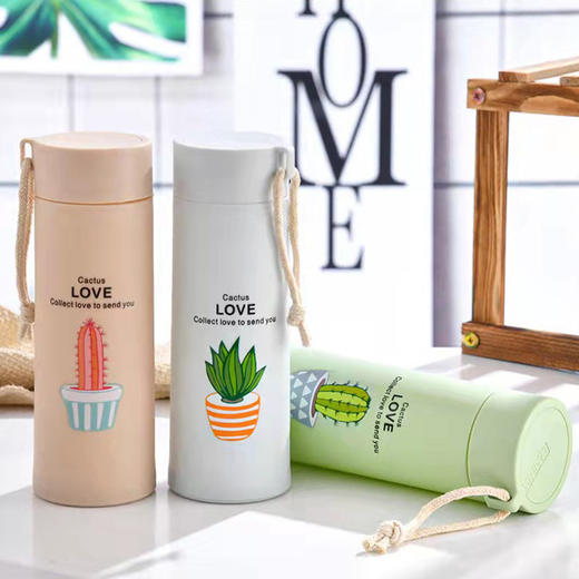 创意水杯网红多肉玻璃水杯随身便携玻璃杯商务礼品杯子可印刷logo 商品图3