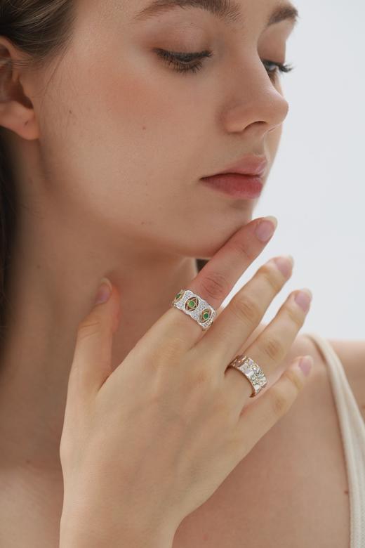 SOL DE VERANO 绿玉髓戒指 商品图3