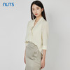 NUTS秋季新款气质通勤风100%桑蚕丝西装外套女231048113B 商品缩略图0