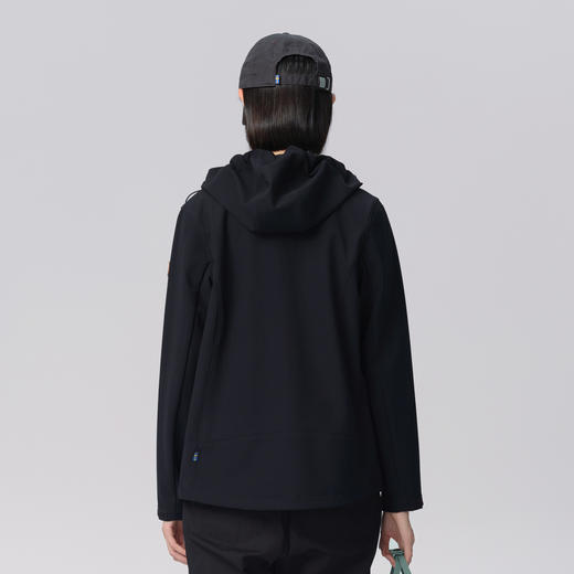 北极狐 女士户外夹克 2024秋冬新款 徒步露营连帽外套08242284 商品图2