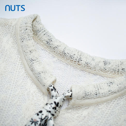 NUTS秋季新款法式时尚别致宽松别致小香风毛织套头衫女332053380 商品图2