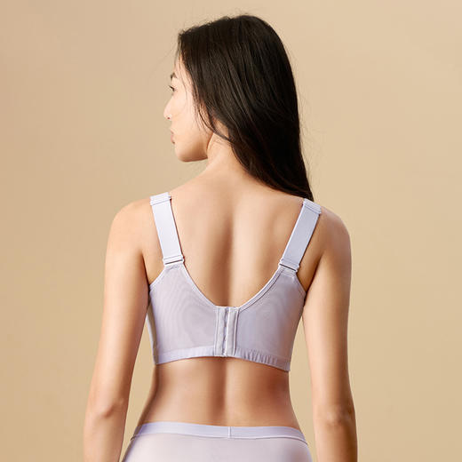 都市丽人内衣完美包容常规文胸锁边蕾丝超薄文胸3/4杯四排扣软钢圈YBT3S7 商品图3