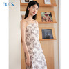 NUTS秋季新款法式气质复古中长款碎花吊带连衣裙女4321004A1 商品缩略图1