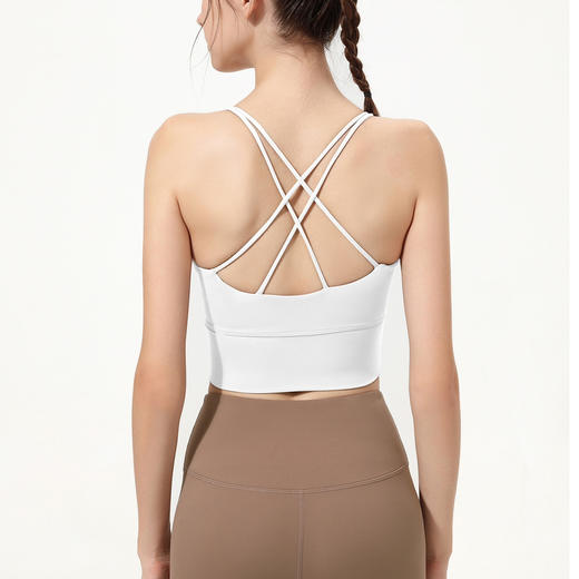 莱卡新款运动内衣女防震胸垫一体式健身房高强度背心跑步瑜伽文胸 YN 000 WX25-22 商品图3