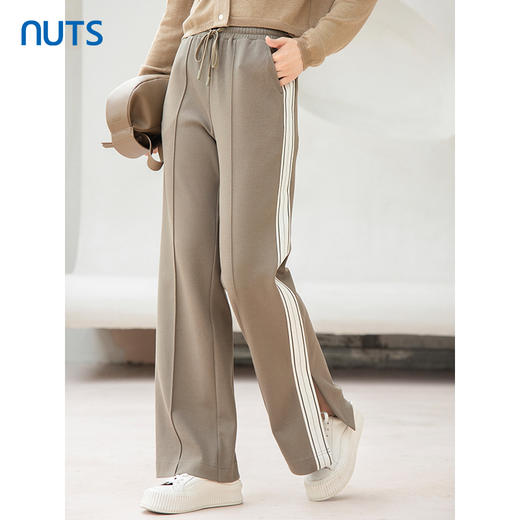 NUTS春秋款小个子垂感显瘦显高休闲阔腿裤女4340701A1 商品图1