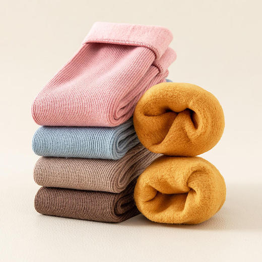 【49元10双】木棉鱼山茶油雪地袜 | 保暖毛圈 加绒加厚 舒适亲肤 蓄热保暖 成人款/儿童款可选 商品图0