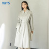 NUTS高级感流行通勤简约风长款风衣外套女2023秋季新款4340406A1 商品缩略图0