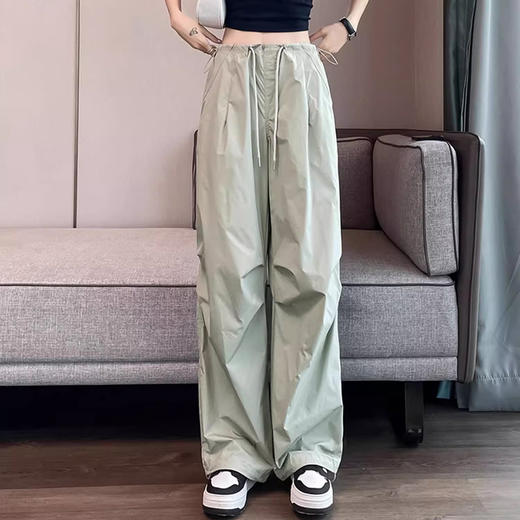 裁缝学苑AS313美式工装裤纸样女装夏季高腰阔腿伞兵裤子版型裁剪 商品图7