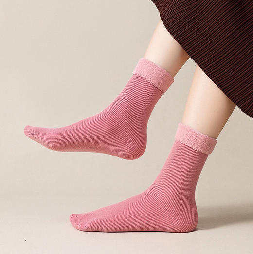 【49元10双】木棉鱼山茶油雪地袜 | 保暖毛圈 加绒加厚 舒适亲肤 蓄热保暖 成人款/儿童款可选 商品图3