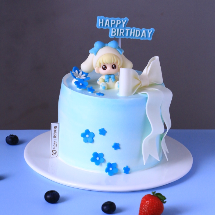 雪人公主-童趣主题蛋糕