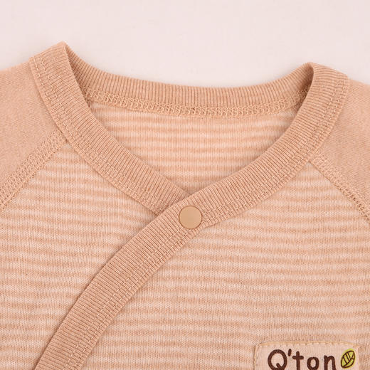 棉果果秋季新品彩棉男童女童爬服蝴蝶连体衣M301726199405 商品图2