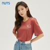 NUTS夏季新款时尚气质简约百搭休闲风纯棉短袖T恤女331021117 商品缩略图1