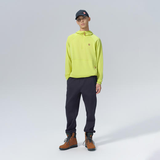 北极狐 男士连帽套头卫衣 2024秋冬新款半高领休闲上衣 04242157 商品图4