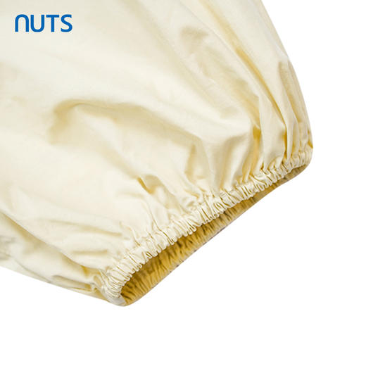 NUTS夏季时尚通勤风圆领打揽设计泡泡袖连衣裙428103465 商品图3