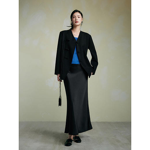 棉仓新356612006-中式无领西装外套 商品图4