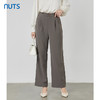 NUTS秋季新款时尚气质通勤风宽松阔腿显瘦休闲长裤女231073215 商品缩略图3