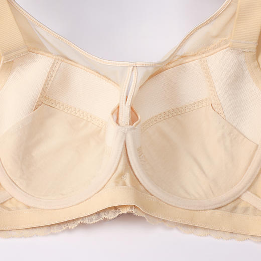 都市丽人内衣完美包容常规文胸蕾丝超薄文胸3/4杯四排扣软钢圈YBT3S4 商品图8