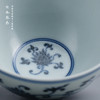寒香慕古元明青花糯米釉缠枝花卉纹茶碗 商品缩略图2