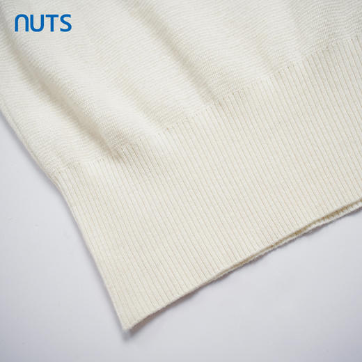 NUTS秋季新款桃心领简约气质毛织套头衫女332053382 商品图4