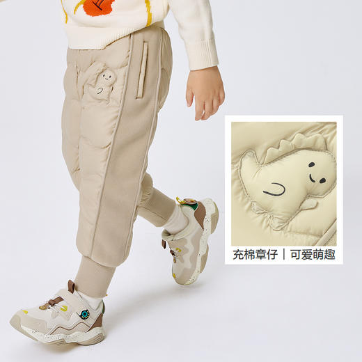 【云优选】巴拉巴拉童装儿童裤子男童女童保暖厚羽绒裤冬装新款束脚长裤 商品图3