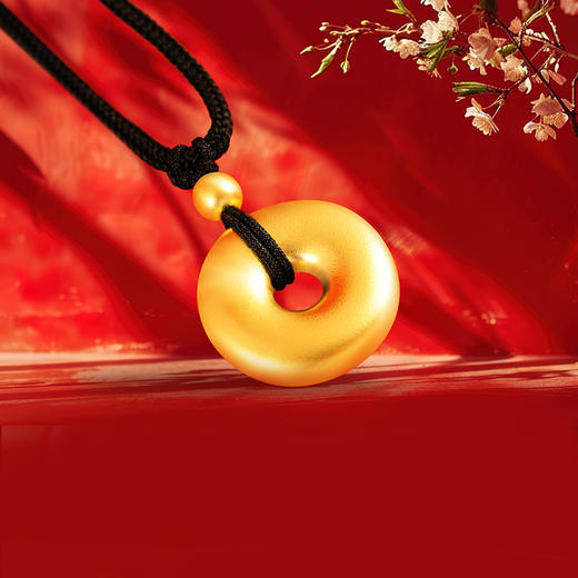 平安扣金吊坠 商品图3