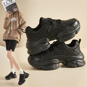 ZHR则则老爹鞋女2024春季新款厚底百搭休闲鞋软底运动鞋增高女鞋