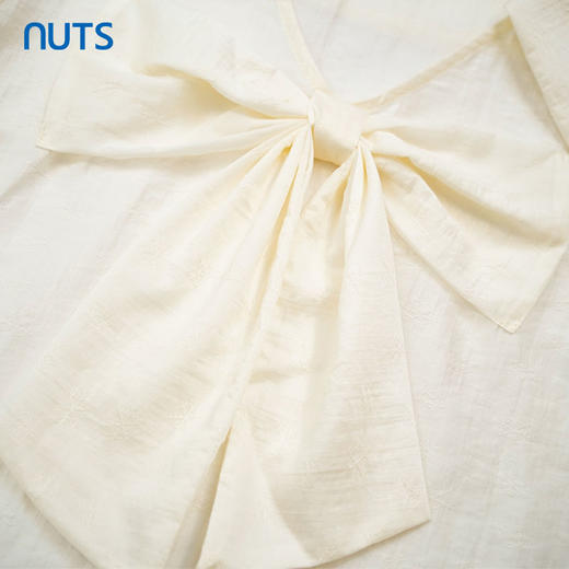 NUTS夏季新款学院风娃娃领宽松显瘦短袖衬衫女上衣429012316 商品图3