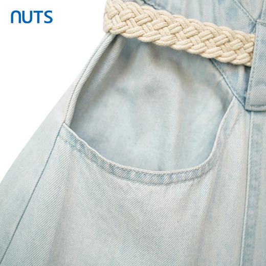 NUTS夏季新款时尚修身显瘦牛仔连衣裙428103416 商品图4