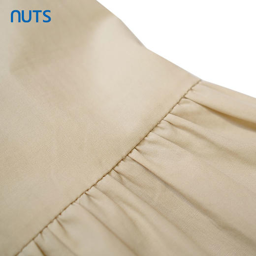 NUTS法式方领泡泡袖连衣裙女夏新款气质修身显瘦裙子221101232 商品图4