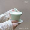 2024新品 迷路的兔子 盖碗 玉青瓷 商品缩略图0