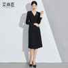 艾尚臣法式职业连衣裙女秋新款收腰女装高级感黑色教师轻奢高级感 商品缩略图10